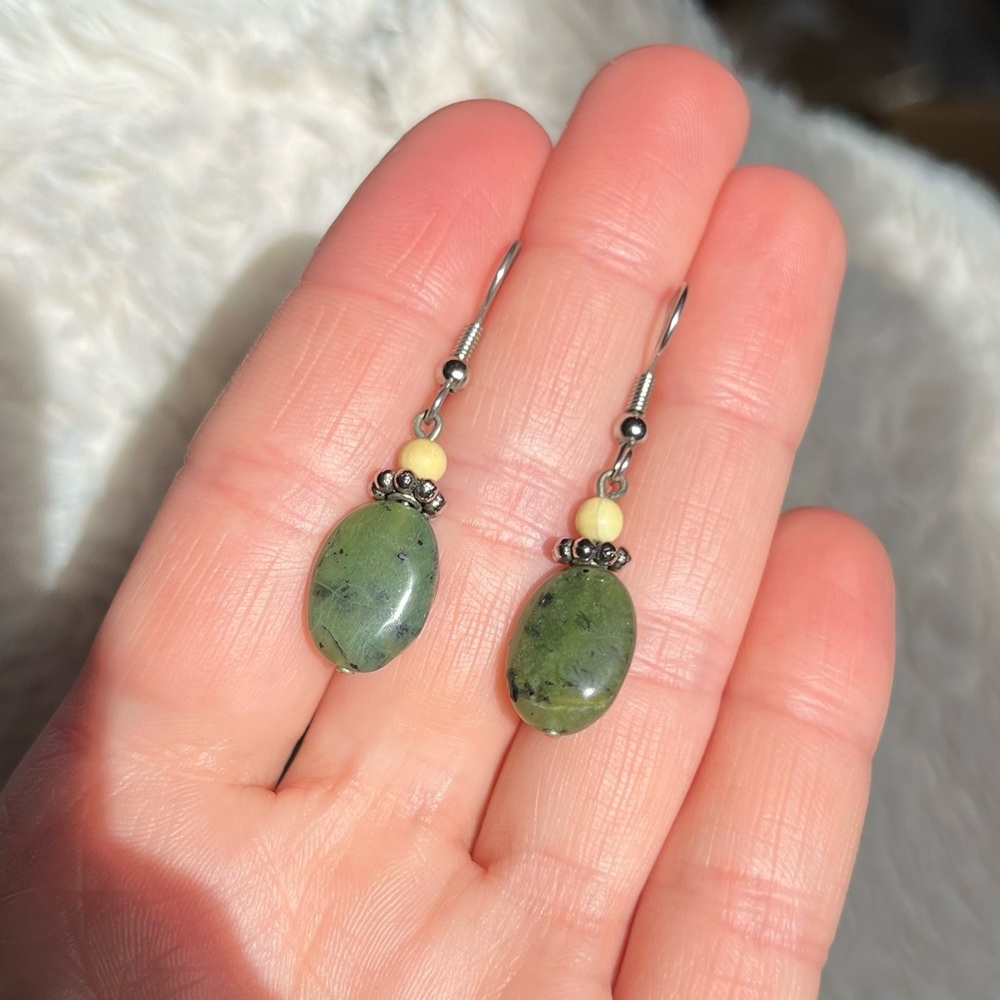 Jade Dangle Earrings